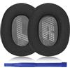 Aiivioll Cuscinetti auricolari di ricambio E65 per JBL E65 (E65BTNC)/Live 650 (650NC 650BTNC)/Live 660 (660NC 660BTNC)/Duet NC Wireless Over-Ear Auricolari in rete (nero)