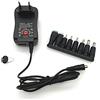 JZK 30W Caricabatterie adattatore alimentatore universale AC 100V-240V a DC 3V 4.5V 5V 6V 7.5V 9V 12V, alimentatore regolabile multitensione per TV, CCTV, amplificatore, altoparlante, lettore, ecc