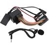 KIMISS Adattatore Bluetooth AUX per Auto, Cavo Audio Microfono Ausiliario, Lunghezza 150 Cm/59 Pollici per 510/RCD 300