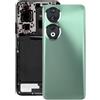Generico Ricambio Copri Batteria + biadesivo + lente compatibile con HUAWEI HONOR 90 5G REA-NX9 REA-AN00 Vetro Posteriore Back Cover Retro Scocca adesivo + lente con cornice (Green)