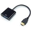 YIIFELL Adattatore HDMI a VGA, Unidirezionale HDMI a VGA 1080P (Maschio a Femmina) per Computer, Desktop, Laptop, PC, Monitor, Proiettore, HDTV, Chromebook, Xbox e altro ancora