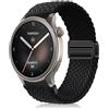 YealRed 22mm Cinturino per Amazfit Balance 3, Nylon (Nero)
