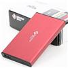 Peak Health MasterStorb - Hard disk esterno USB 3.0 Super-Fast 2,5 SATA, hard disk portatile, rosso, argento, nero, blu e rosa, tutti i diversi GB disponibili (750GB, rosso)