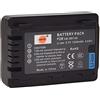 DSTE Batteria di ricambio compatibile con Panasonic VBY100 HC-V110 HC-V110K HC-V110G HC-V110GK-K HC-V130 HC-V201 HC-V201K