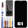 ERYNK Display LCD per Oukitel G1 [con impronte digitali] [6,52 pollici] Display LCD Touch Screen Digitizer con set di attrezzi