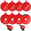 Fukaisu 8 Pezzi Cuscinetti Adesivi per Dash Cam, Rotondi Resistenti al Calore Adesivi per Parabrezza Resistenti Nastro di Montaggio for Supporto Telefono da Auto Supporto Dash Cam