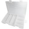 WYAN 1Pcs Custodia per organizer per batteria,supporto batteria trasparente,Scatola porta batterie per 60Pcs AA+40Pcs AAA Batterie
