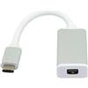 Cablecc - Cavo adattatore HDTV da USB-C USB 3.1 tipo C a Mini DisplayPort DP 1080p con custodia in argento per Air Pro
