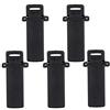 Diyeeni 5PCS Clip da Cintura Portatile Resistente Walkie Talkie Clip Compatibile con BAOFENG UV-5R / UV-5RA / UV-5RB / UV-5RC / UV-5RD / UV-5RE / UV-5RE Plus TH-F8