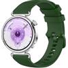 GIOPUEY Cinturini Compatibile con Watch GT 5 41mm, Morbido Silicone Cinturino [Resistente all'Usura] [Traspirante] - Dark Green