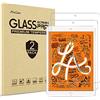 ProCase Pellicola Protettiva per iPad Mini 5/Mini 4[2 Pezzi], iPad Mini 2019/2015 7.9 Pollici, Vetro Temperato [Alta HD Trasparenza, Anti-Impronte Digitali/Graffi/Agli Urti/Olio]
