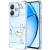 YUXING Cover Trasparente per Oppo A40 4G / A40m / A60 5G - Custodia Protettiva Sottile in TPU Morbido Antiurto con Carino Motivo Disegno Cool (Kitten)