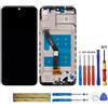 Swark Display LCD compatibile con Huawei Y6 2019 MRD-LX1F, MRD-LX1, MRD-LX3 Y6 Prime 2019 Y6 Pro 2019 MRD-LX2 (nero con telaio, schermo LCD touchscreen, vetro Assembly + strumenti