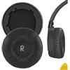 Geekria Cuscinetti auricolari di ricambio in similpelle per cuffie JBL Tune 600 (T600BTNC, 600BTNC)/660 (T660NC, 660NC)/670 (T670NC, 670NC), parti di riparazione (nero)