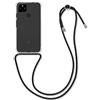 kwmobile Custodia Compatibile con Google Pixel 4a 5G Cover - Back Case in Silicone TPU - Protezione Smartphone con Cordino - trasparente
