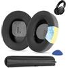 TaiZiChangQin Cuscinetti auricolari in gel refrigerante di ricambio compatibili con cuffie Bose QuietComfort (QC) Ultra Wireless in tessuto di seta ghiacciata