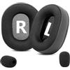 TaiZiChangQin Cuscinetti auricolari di ricambio compatibili con cuffie Teufel Zola Gaming Cuscinetti auricolari in tessuto a rete nero