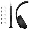 Geekria Strumento di riparazione di ricambio per fascia con 10 viti + kit di cacciaviti, strumento di fissaggio compatibile con cuffie Beats Studio 3.0, Studio 2.0, Studio 1.0 (nero)