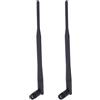 Garosa 2Pcs Antenna Pieghevole 4G 12dbi Ad Alto Guadagno SMA Maschio Testa Omnidirezionale LTE GSM GPRS WCDMA 3G Full-band SMA Interno Ago Colla Stick Antenna per Router