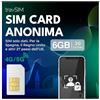 travSIM SIM Anonima già attiva | 6 GB - 30 giorni | Chiamate e SMS gratuiti + roaming 0 in 27 paesi dell'UE | Effettua chiamate locali e internazionali e invia messaggi con le app VOIP | travSIM