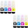 Amaprint Inchiostro compatibili con Epson 104 per EcoTank ET-4800 ET-2871 ET-2870 ET-2862 ET-2861 ET-2811 (8 Flaconi di Inchiostro da 8x70ml)