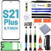 Tpyag Per Samsung Galaxy S21 Plus, display frontale in vetro per Samsung Galaxy S21 Plus + 6,7 pollici, set di riparazione dello schermo con adesivo impermeabile (non LCD e touch digitalizzatore)