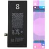 OnlyTech - Batteria di ricambio Premium per iPhone 8-1821mAh - con adesivo