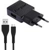 Energizer - Caricatore di rete per smartphone e tablet - 5 W - 1 porta USB-A - spina UE. Cavo Micro-USB incluso