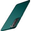 Galful Custodia per Samsung Galaxy S21 FE 5G, Custodia per cellulare ultra sottile opaca Protezione antigraffio Custodia rigida Custodia rigida per PC Samsung Galaxy S21 FE 6.4 Verde