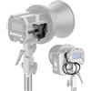 Moman COLBOR VM2 Adattatore per V-Mount e cavo D-Tap a tipo C, piastra batteria per montaggio a V con cavo compatibile solo con luci video COB COBOR serie CL60/CL100X