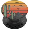 PopSockets PopGrip - Supporto Estensibile e Impugnatura con Top Intercambiabile - Motivo Saguaro Sunset