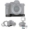 JJC - Impugnatura in Metallo per Sony Alpha 7 IV 7 III 7 II A7RIV A7RIII A7RII A7SIII A7SII A9 A1, Piastra a sgancio rapido L Supporto per Staffa