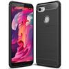SCL Cover Google Pixel 3a Case, [Nero] Effetto Spazzolato in Fibra di Carbonio, Anti-Impronta, Resistente all'Usura e ai Graffi, Paraurti Anti-collisione