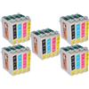 START - 20 cartucce di ricambio compatibili con T0711, T0712, T0713, T0714 - Nero - Ciano - Magenta - Giallo