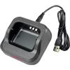 Retevis Ailunce HA1UV Caricabatterie USB per Radioamatori, Luce LED, Caricabatteria da Tavolo Originale 5V 1A per Walkie talkie HA1UV NR630 NR630S, Ricarica Rapida ed Efficiente, Nero(1 Pcs)