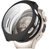 FiiMoo Cover con Pellicola Protettiva per HUAWEI Watch 5 46mm Custodia, Custodia Protettiva, [Tocco Sensibile][HD Clear], Custodia Protettore Schermo per HUAWEI Watch 5 46mm - Nero
