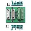 SIENOC Connettore D-Sub DB15-MG6 Maschio/Femmina Header Breakout Board Terminal Block Connector M/F, Senza Nuts