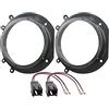 Sound Way Kit Adattatori Altoparlanti 6,5″ (165 mm) - Anelli Distanziali + Cablaggio Plug-&-Play per Citroën Jumpy (2007-2016), Fiat Scudo (2007-2016), Peugeot Expert (2007-2016), Toyota ProAce (2013-2016)
