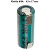 FDK Sanyo - Cella industriale HR-4/5AU / NIMH con bandiera a forma di U