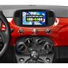 SIXWIN Autoradio per FIAT 500 (2007-2015), 4+64GB Android 15, 7 Pollici HD Touchscreen, Supporta CarPlay e Android Auto, Mirror Link, WiFi, Bluetooth 5.0, FM/RDS, 32EQ,Comandi al volante- Nero