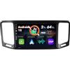 BXLIYER SXAUTO Android 14 IPS Autoradio Per VW Sharan (2012-2018) - Senza fili Carplay & Android Auto - GRATUITI Telecamera - DAB Fast-boot Volante Split-Screen WIFI DSP Bluetooth - 2 Din 9 Pollici