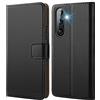 HOOMIL Cover per Samsung Galaxy A54 5G, Custodia in Pelle Premium - Nero