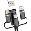 Kefiany Adattatore USB C Lightning Micro USB a OTG (3 in 1) USB 3.0 Female Connettore Type-C Spina Fotocamera USB-A Lettore di schede Tablet Adattatore ad alta velocità per Apple iPhone 15 14 per IPad