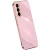 RankOne La Custodia del Telefono è Adatta per Samsung Galaxy A56 5G (6.7 Inches), Case per Cellulare in Silicone con Telaio Galvanico - Viola