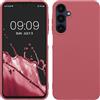kwmobile Custodia Compatibile con Samsung Galaxy A25 Cover - Back Case per Smartphone in Silicone TPU - Protezione Gommata - rosa scuro