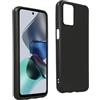 REY Cover in Gel TPU Nera per Motorola Moto G31 - Moto G41, Ultra Sottile 0,33 mm, Morbido Flessibile, Custodia Silicone