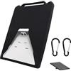 Lyreh Custodia Compatibile con Starlink Mini, Copertura in Silicone per Parabola Satellitare con 2pz Ganci per Appendere la Parabola Satellitare allo Zaino per Segnale Non-Stop(Nero)
