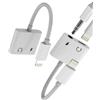 Aksenli Adattatore Lightning a Jack Cuffie 3.5mm(2pack)per iPhone 14 13 Pro Max per Apple MFi Certified Aux Audio Caricatore Adapter per iPad Cavo Autoradio Accessori Lighting Auricolari Ricarica Sdoppiatore