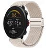 GIOPUEY Cinturini Magnetica Compatibile con Polar Vantage M2, Cinturino in Morbido Nylon Intrecciato [Unisex] [Traspirante] - Beige