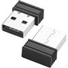 JSADZKJ 2PCS USB Mouse Jiggler Mover,USB Mouse Wiggler- Simulatore di movimento del mouse del computer portatile con modelli di movimento regolabili,per la casa/ufficio,video sorveglianza